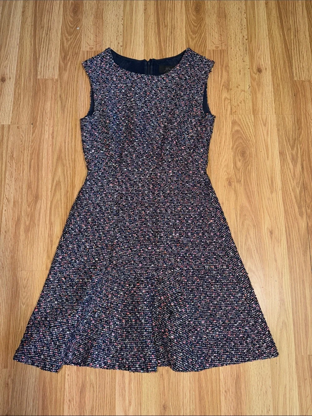 J.Crew A-Line Tweed Sleeveless Dress Size 0